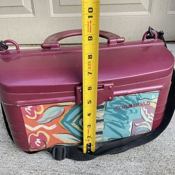 VTG CosmePak Floral Storage SEW N CRAFTS Case Makeup Organizer - NL - Picture 3 of 6